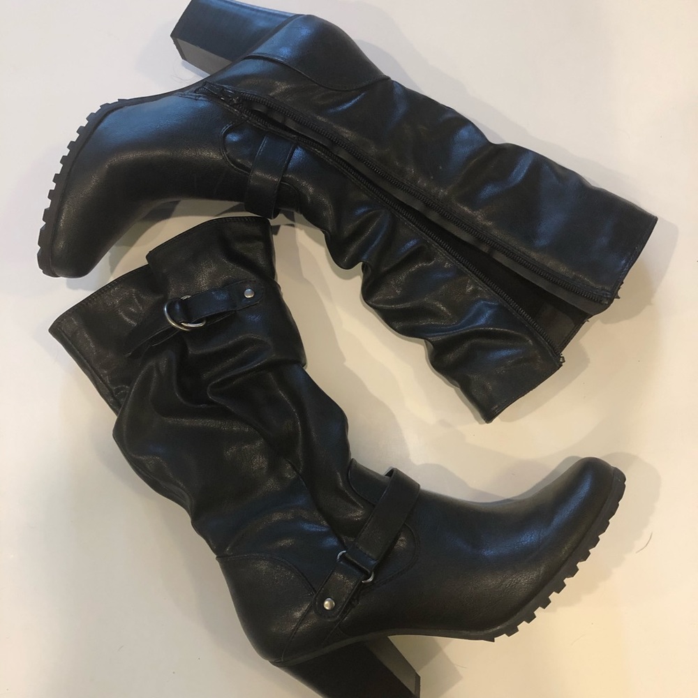 Black boots